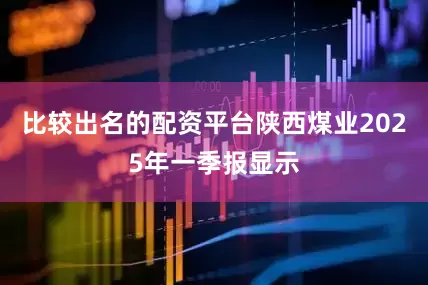 比较出名的配资平台陕西煤业2025年一季报显示