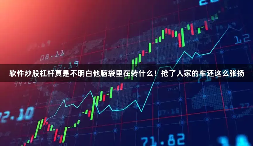 软件炒股杠杆真是不明白他脑袋里在转什么！抢了人家的车还这么张扬